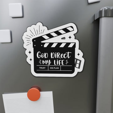 STK70 God Direct My Life Sticker – Christian Vinyl Decal for Laptop, Water Bottle, Journal – Trust His Plan Faith Gift