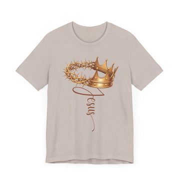 Crown of Thorns and Gold Crown Jesus Shirt – Christian Faith T-Shirt – Religious Graphic Tee – Unisex Made to Order Shirt