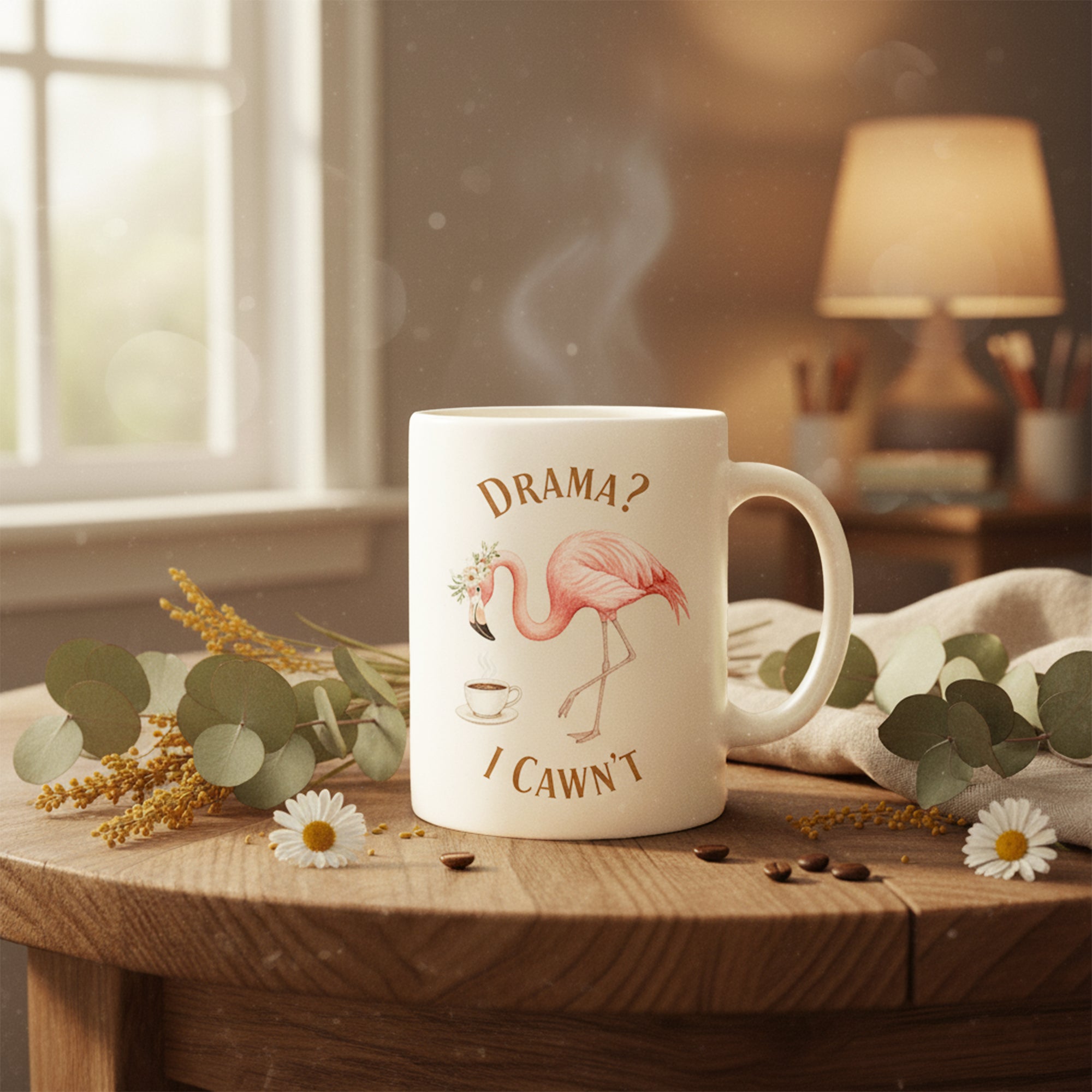 Personalized Funny Animal Mug Collection, Custom Name Coffee Cup, Bird Duck Chicken Owl Design, Cute Cottagecore Pastel Mug Gift for Coffee Lovers| Mug 50