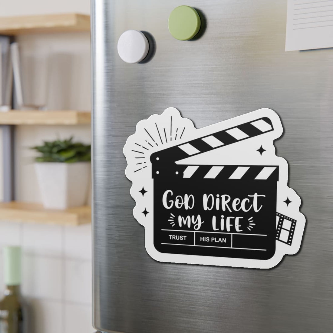 STK70 God Direct My Life Sticker – Christian Vinyl Decal for Laptop, Water Bottle, Journal – Trust His Plan Faith Gift