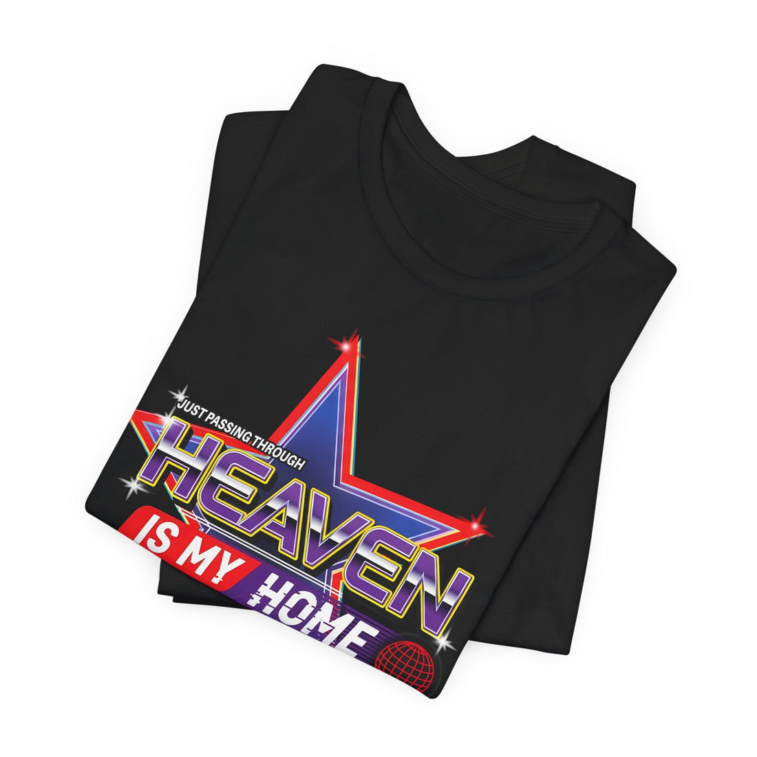 Heaven Is My Home Shirt – Philippians 3:20 Bible Verse Tee, Christian Graphic T-Shirt, Retro Heaven Tee, Faith Based Apparel