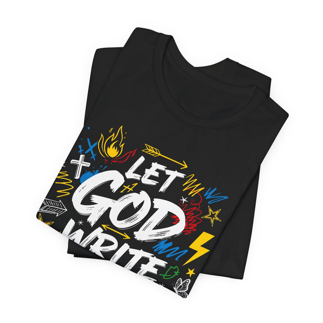 Let God Write Your Story Shirt – Christian Graphic Tee, Bible Verse T-Shirt, Faith Inspired Unisex Gift for Believers